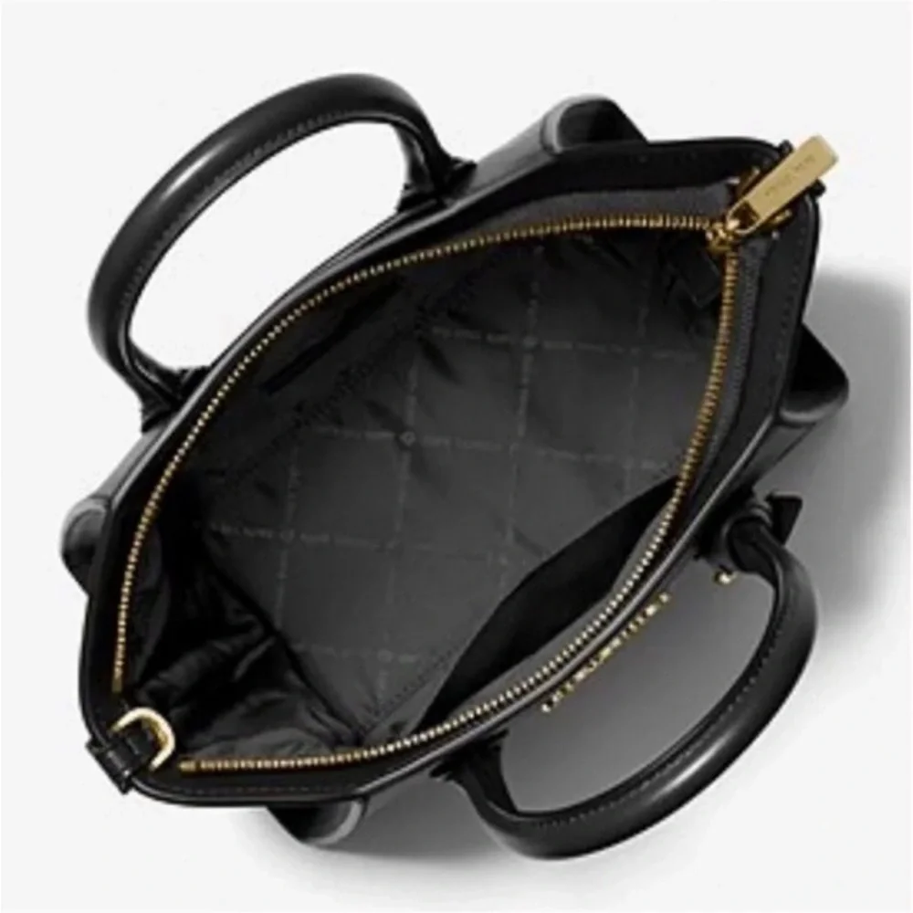 Michael Kors Avril Small Satchel Crossbody Black - Picture 4 of 9